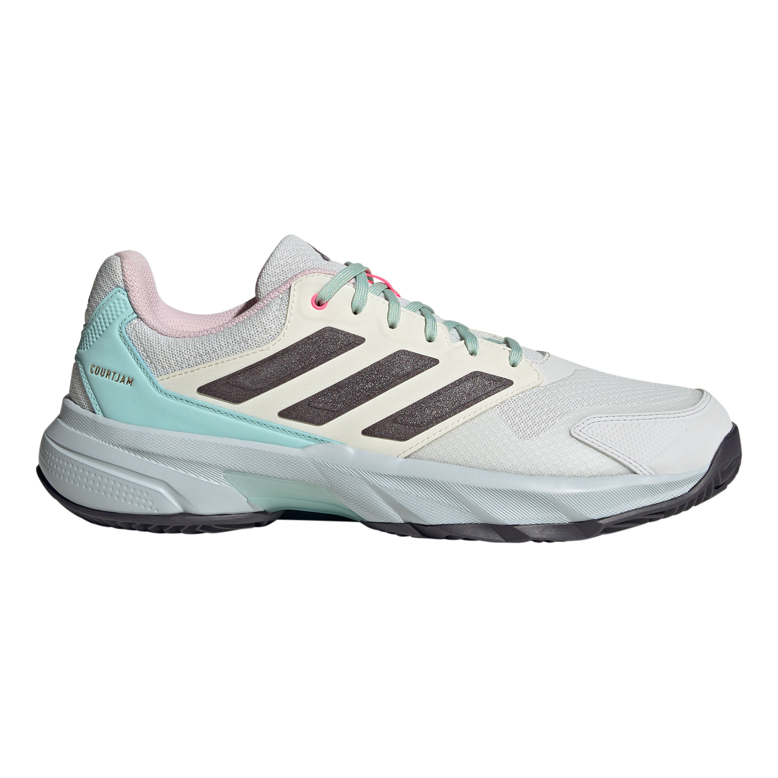 Buy adidas CourtJam Control 3 Scarpa Per Terra Rossa Uomini Bianco Grigio online Tennis Point IT