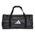 adidas adidas Linear Camo Borsa Sportiva-Grigio Scuro