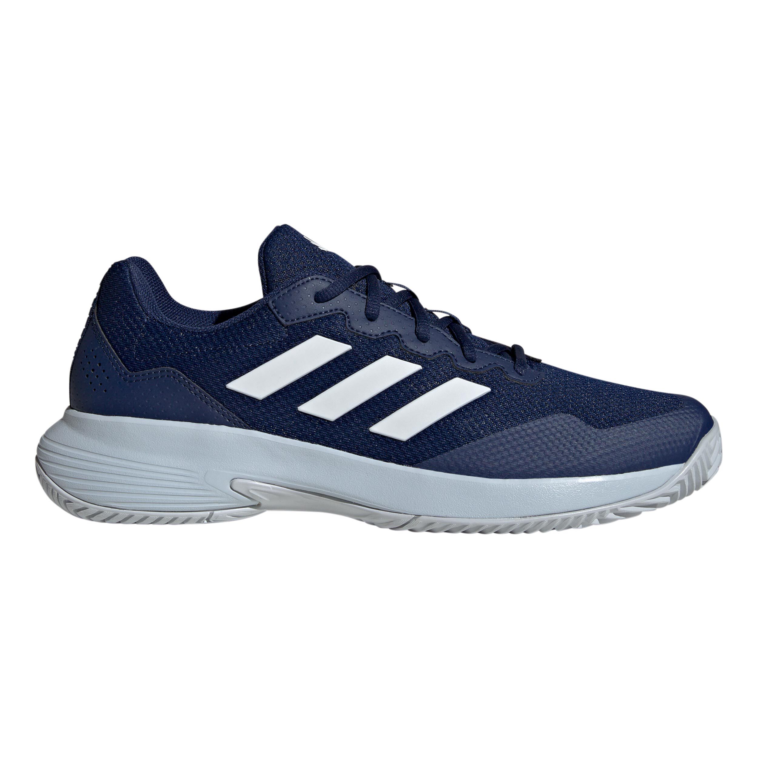 Buy adidas GameCourt 2 Scarpa Per Tutte Le Superfici Uomini Blu Scuro Bianco online Tennis Point IT