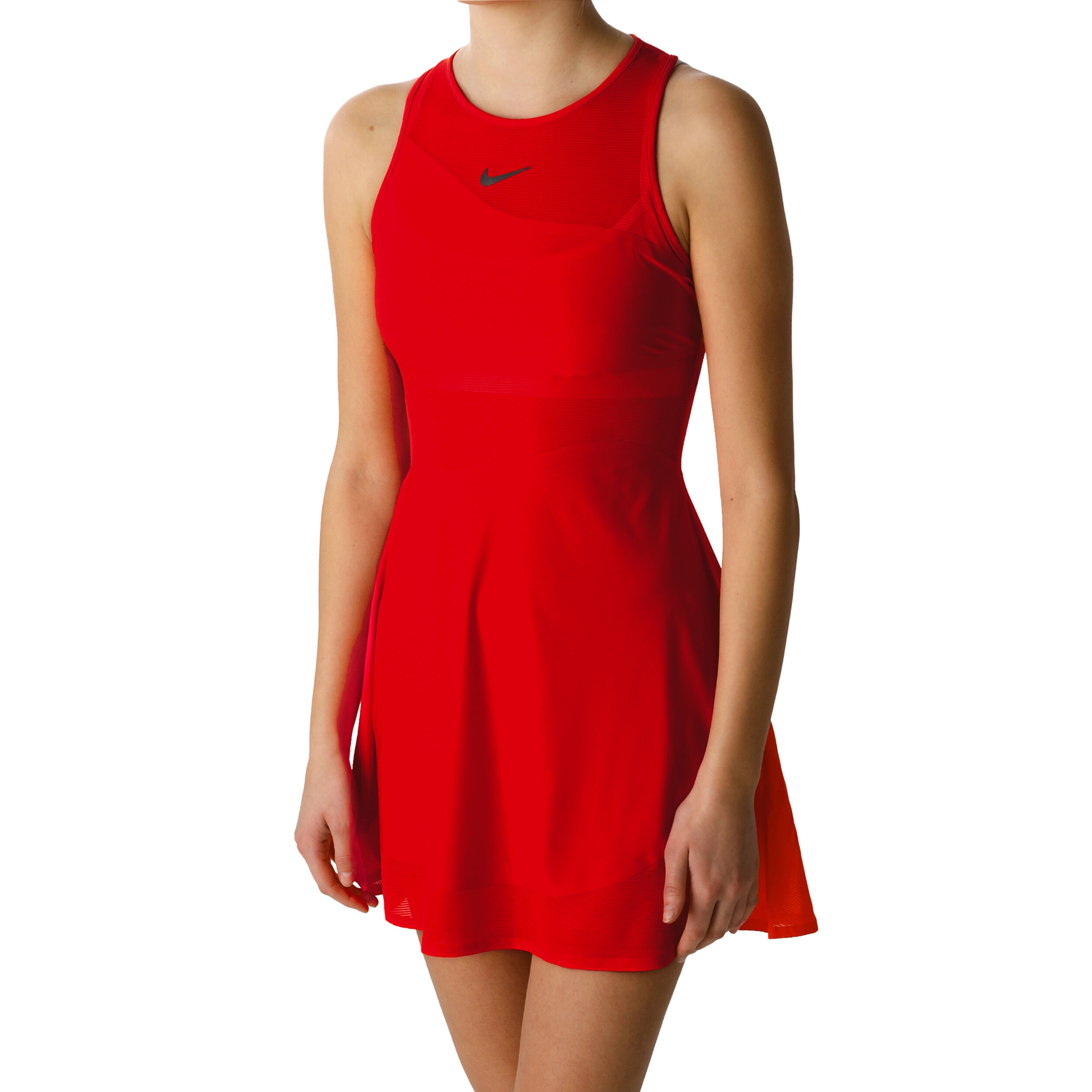 Maria Sharapova Court Abito Donna Rosso Nero