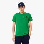 Abbigliamento Lacoste Lacoste Djokovic Maglietta Uomini-verde