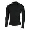 Heatgear Comp Mock Manica Lunga Uomini-Nero