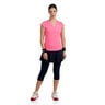 Crew 2.0 V-Neck Maglietta Donna-rosa