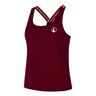 Endlessly Serve & Volley 2.0 Canottiera Donna-Vino Rosso,Multicolore