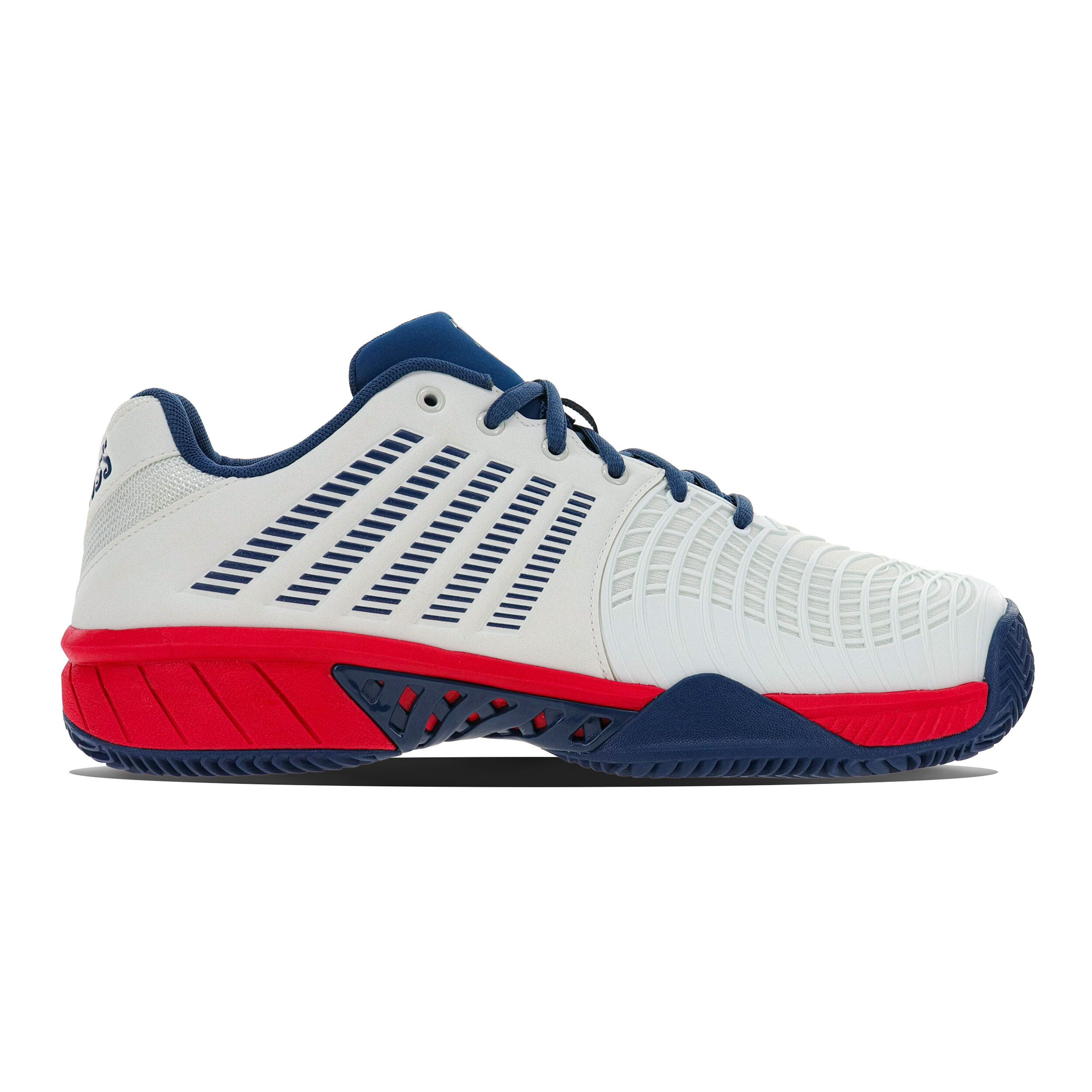 Buy K Swiss Express Light 3 Scarpa Per Terra Rossa Uomini Bianco Rosso online Tennis Point IT