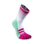 Abbigliamento UYN UYN Runner's Five Calze Da Corsa Donna-Bianco,Verde