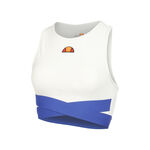Abbigliamento Ellesse Ellesse Chroma Crop Camicia Da Corsa Donna-Bianco