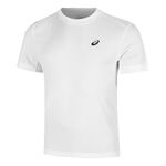 Abbigliamento ASICS ASICS Court Maglietta Uomini-Bianco