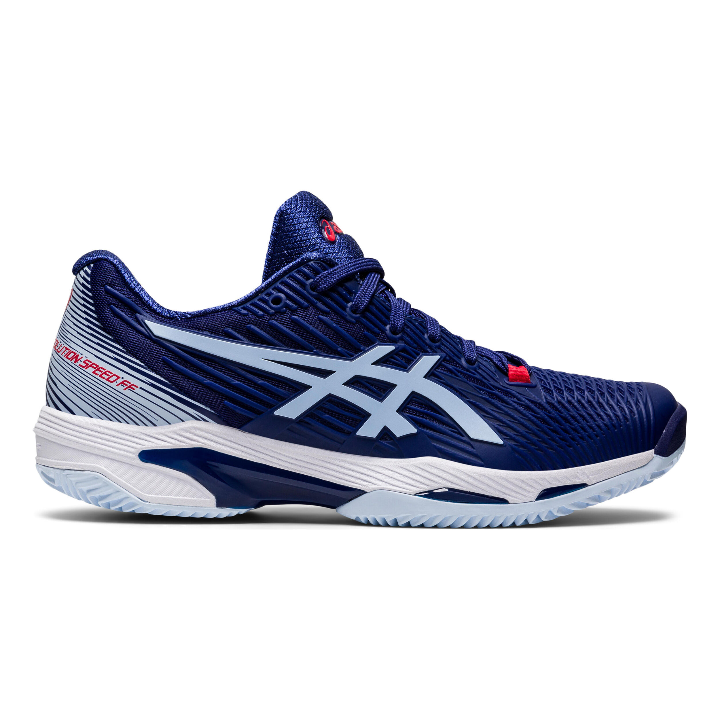 Solution Speed FF 2 Scarpa Per Terra Rossa Donna Blu Scuro Blu Chiaro