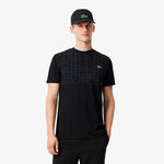 Abbigliamento Lacoste Lacoste Novak Djokovic Maglietta Uomini-Nero