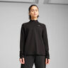 Velocity Cloudspun 1/4 Zip Camicia Da Corsa Donna-Nero