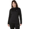 Core Winter 1/2 Zip Camicia Da Corsa Donna-Nero