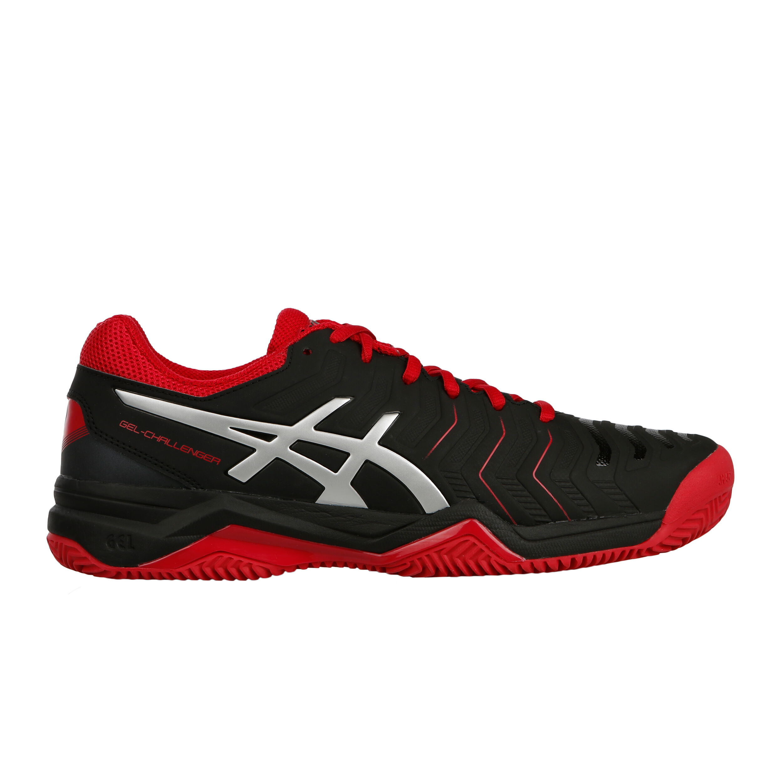 Gel Challenger 11 Clay Scarpa Per Terra Rossa Uomini Nero Rosso