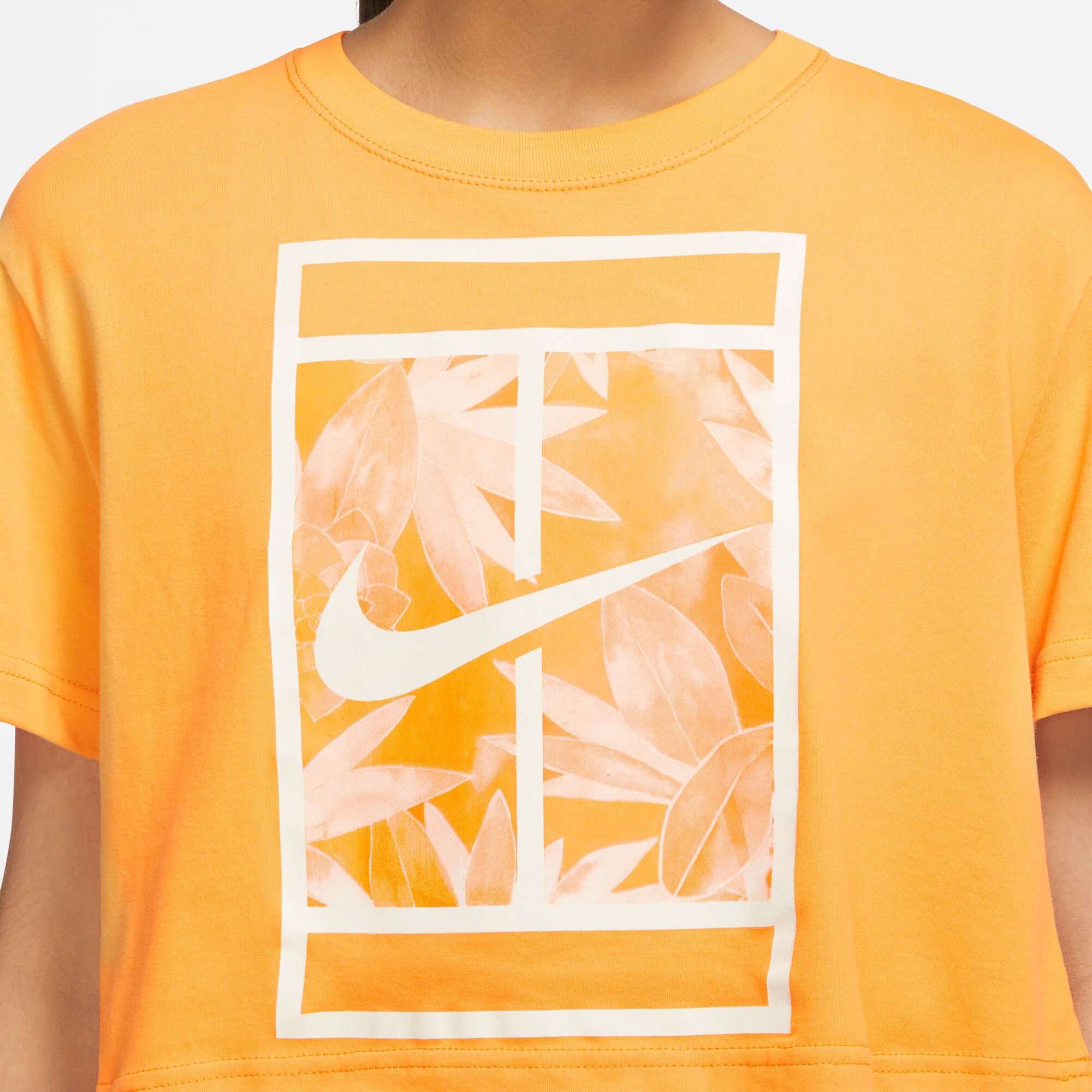 Buy Nike Dri Fit Slam Crop Maglietta Donna Giallo Bianco online Tennis Point IT