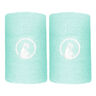 Long Polsino anti sudore Confezione da 2 Unisex - turchese, bianco