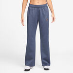 Abbigliamento Nike Nike Court Mid Rise Polyknit Heritage Pantalone Da Allenamento Donna-Grigio-blu