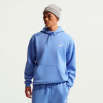 Abbigliamento Nike Nike Club Felpa con cappuccio Uomini-blu chiaro