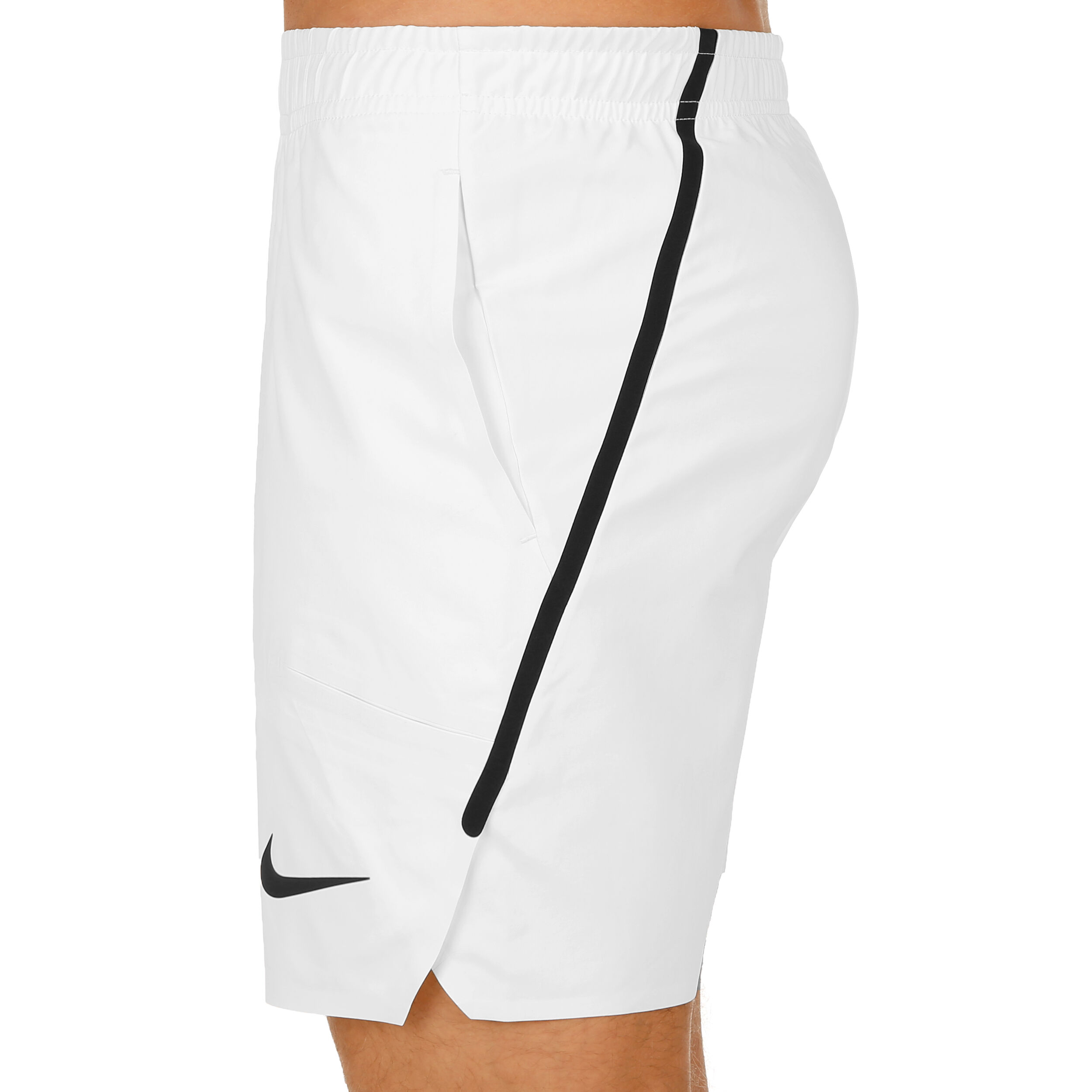 Buy Nike Roger Federer Court Flex Ace Pantaloncini Uomini Bianco Nero online Tennis Point IT