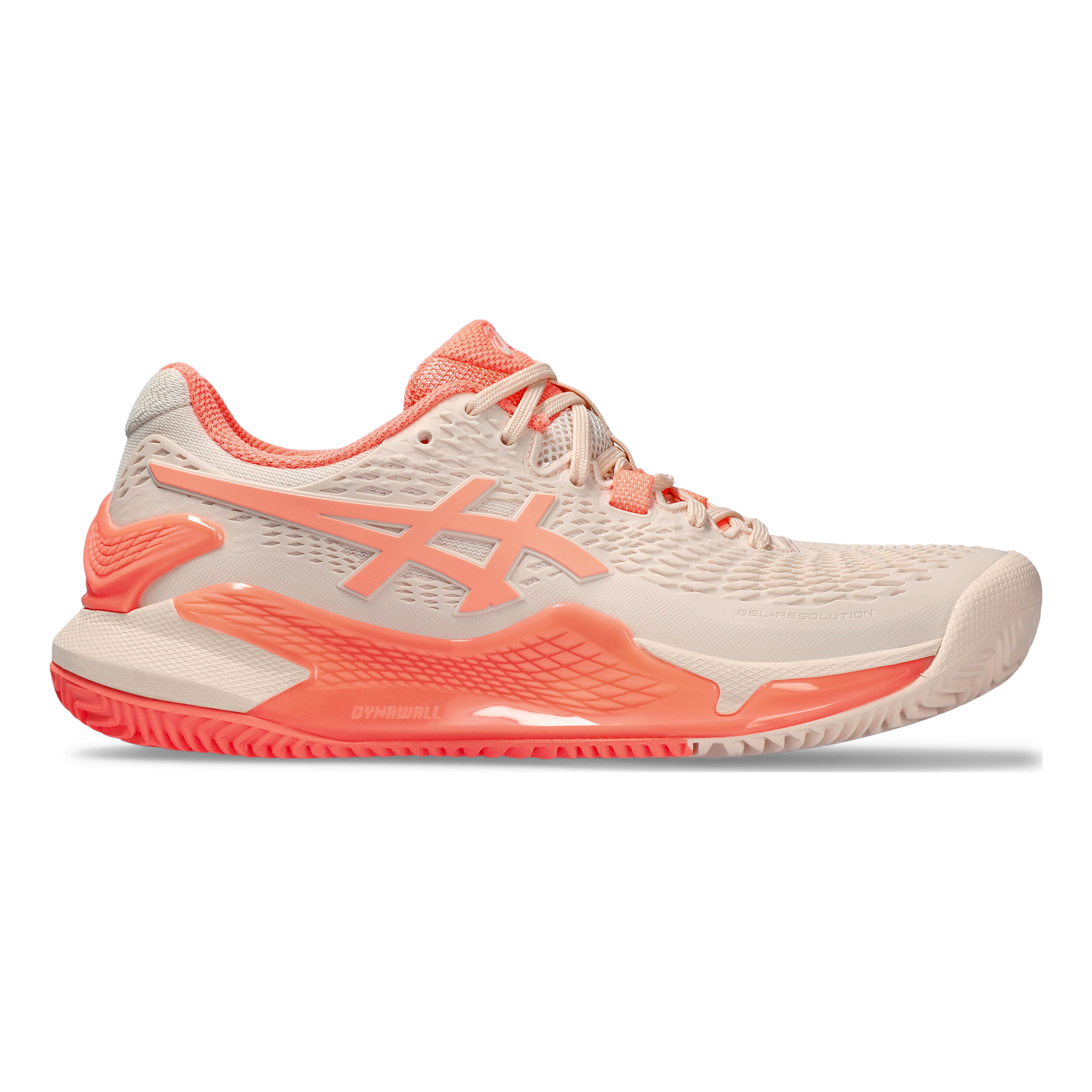 Buy ASICS Gel Resolution 9 Scarpa Per Terra Rossa Donna Albicocca Corallo online Tennis Point IT