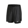 Stride 2in1 5in Pantaloncini da corsa Uomini - nero, grigio
