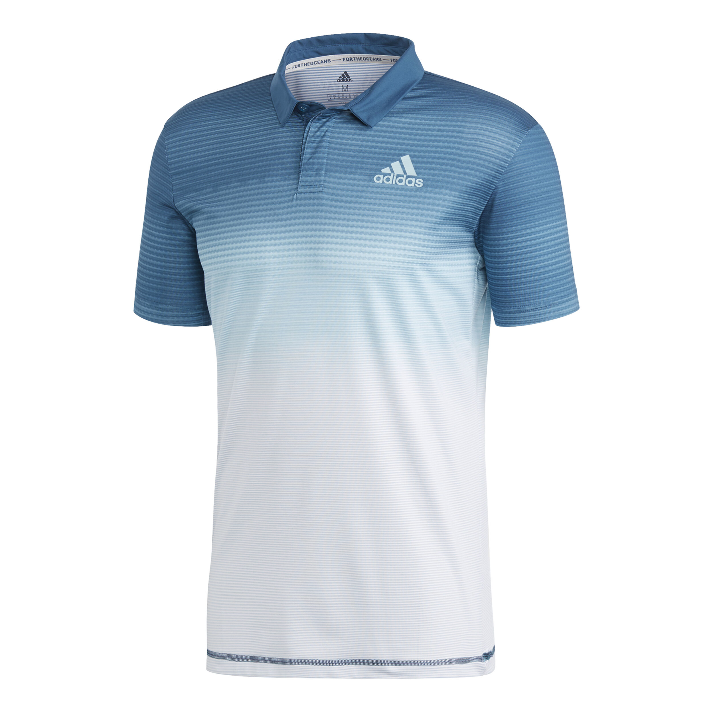 adidas Parley Polo Uomini - Bianco, Color Petrolio compra online | Tennis -Point