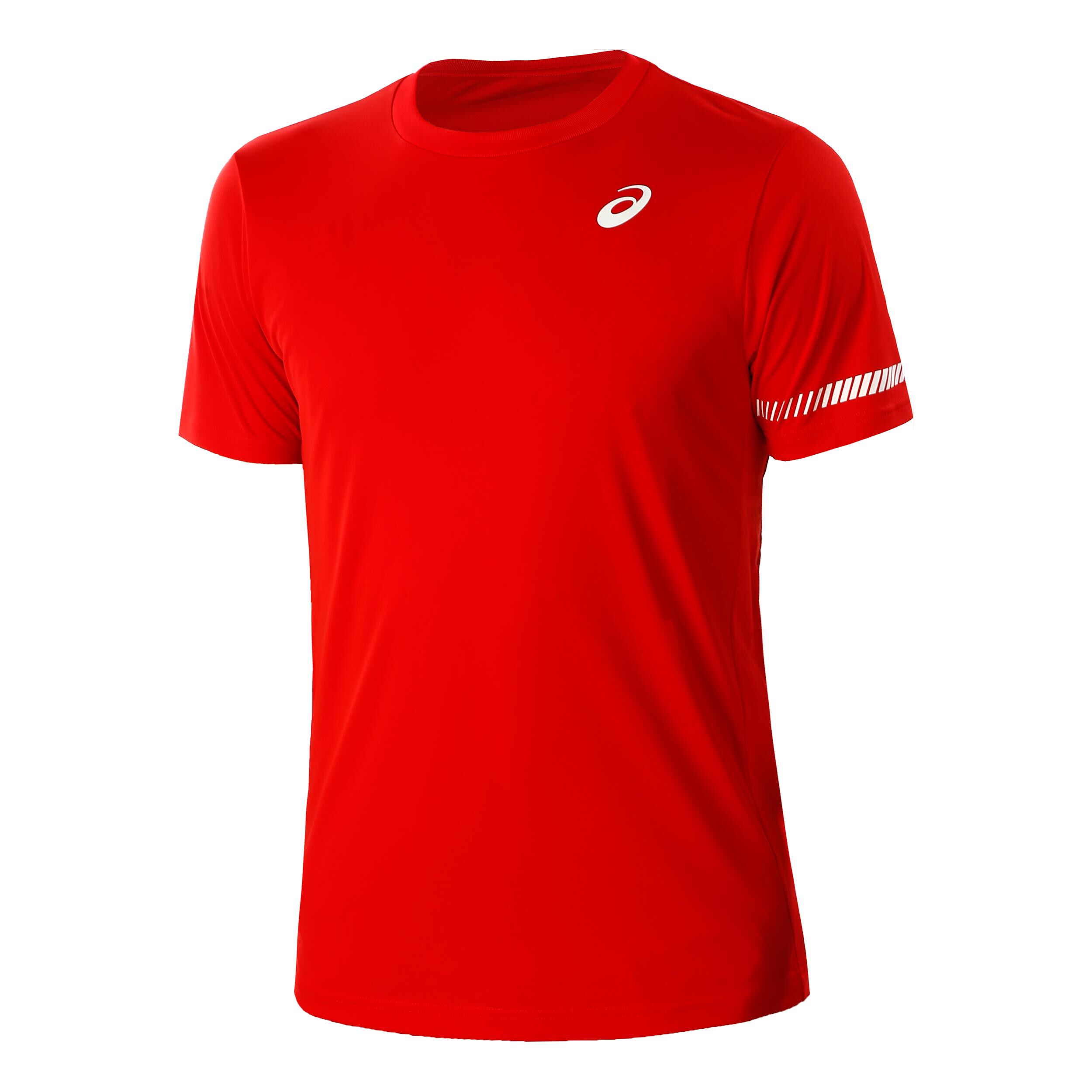 Magliette asics uomo rosse sales