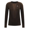 Performance Warm Blackcomb Crew Neck Gilet Uomini-Marrone