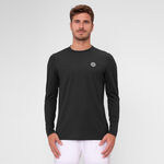 Abbigliamento BIDI BADU BIDI BADU Crew Roundneck Manica Lunga Uomini-Nero