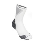 Abbigliamento Odlo Odlo Ceramicool Run Crew Calze Da Corsa-Bianco