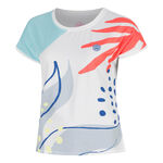 Abbigliamento da tennis BIDI BADU BIDI BADU Hey Laguna Maglietta Donna-bianco, multicolore