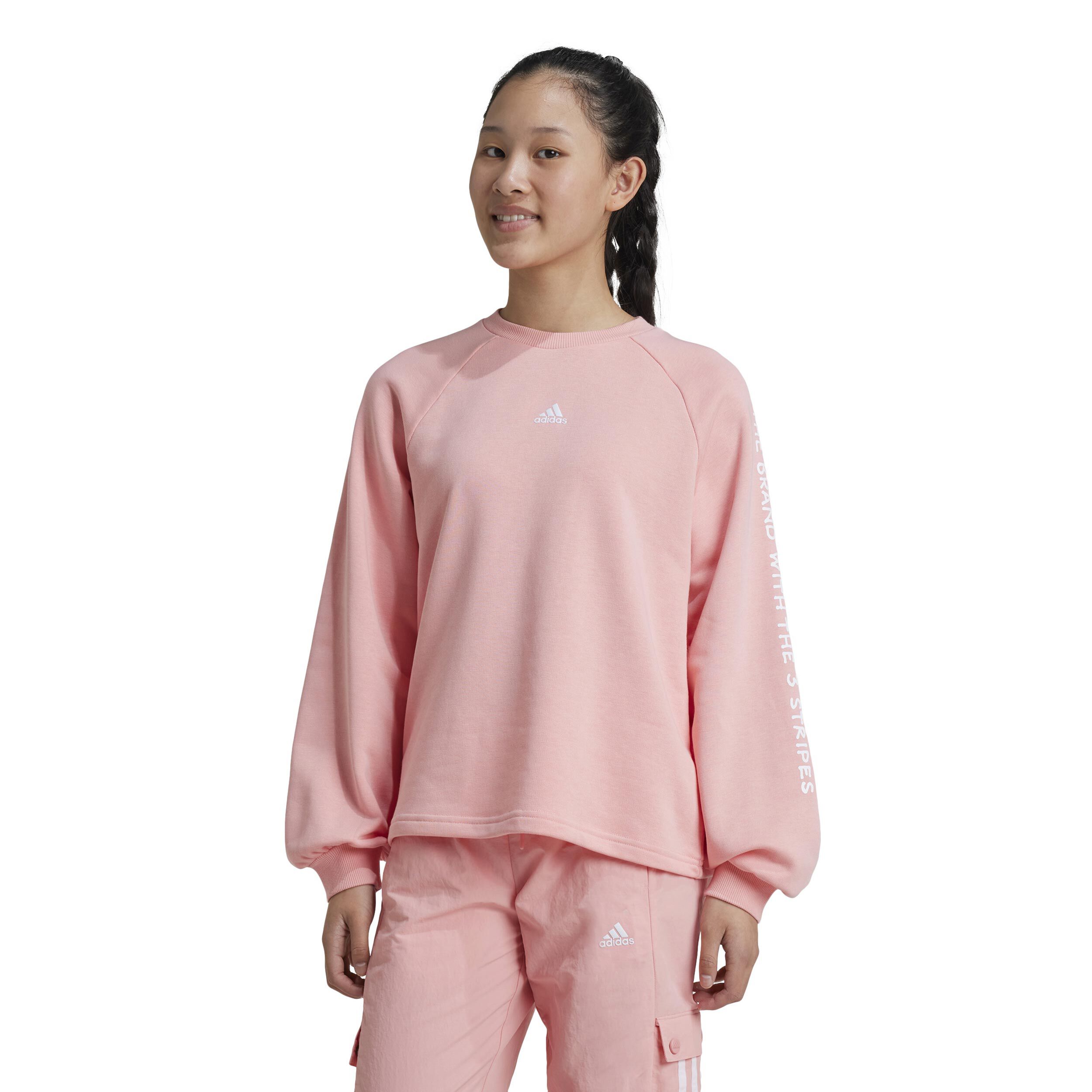 Felpa adidas rosa bambina online