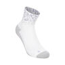 Performance Run Quarter Calze da corsa Unisex-bianco, lilla
