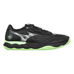 Scarpe da padel Mizuno Mizuno WAVE ENFORCE COURT PADEL Scarpa da padel Uomini-nero, verde neon