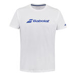Abbigliamento Babolat Babolat Exercise Maglietta Uomini-Bianco
