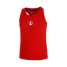 Racerback Canottiera Ragazze-Rosso,Bianco