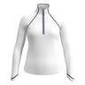 Solid Sun Protection Giacca Da Allenamento Donna-Bianco