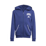 Abbigliamento adidas adidas College Full Zip Felpa Ragazzi-Blu Scuro