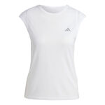 Abbigliamento adidas adidas Padded X-City Camicia Da Corsa Donna-Bianco