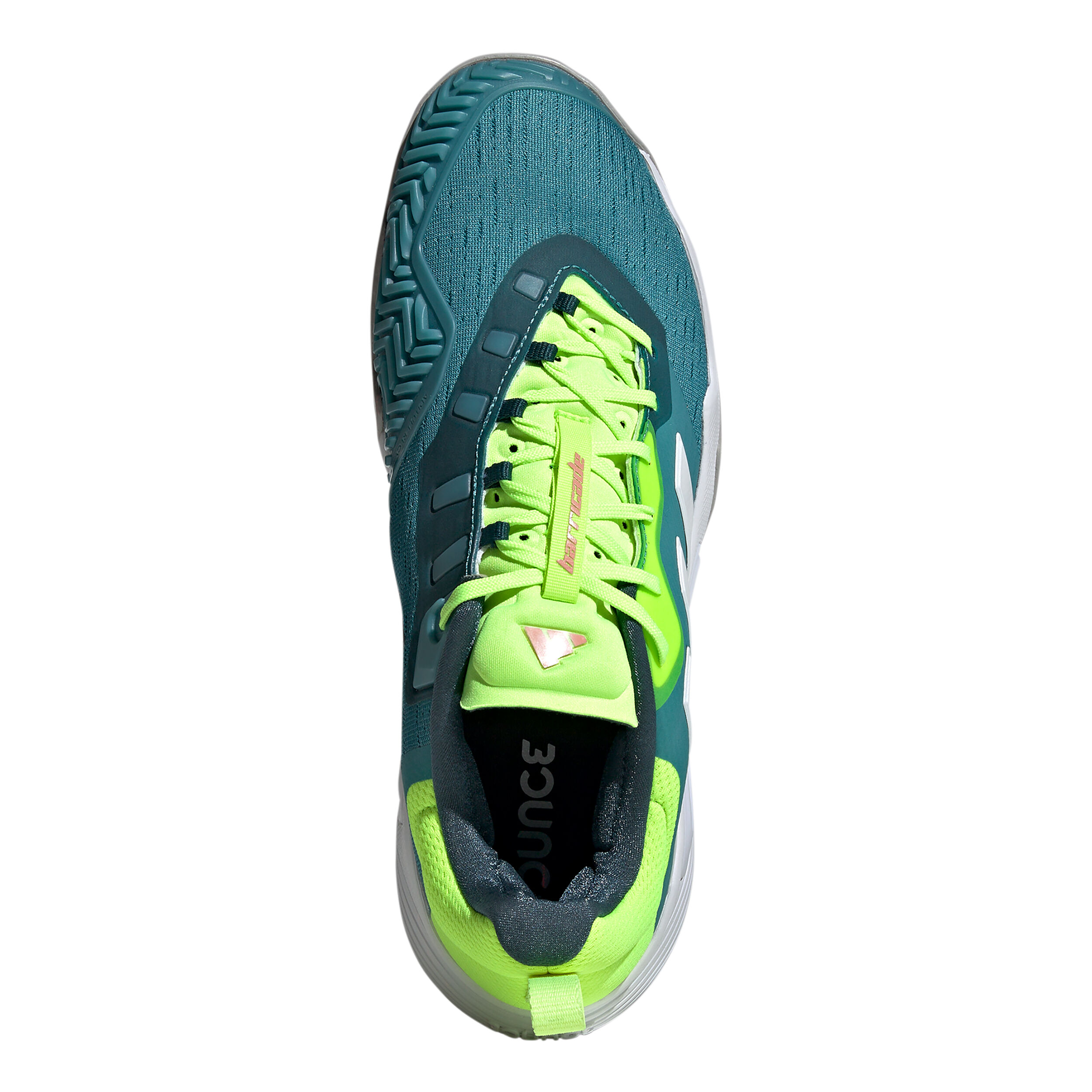 Buy adidas Barricade Scarpa Per Terra Rossa Uomini Color Petrolio Verde Neon online Tennis Point IT
