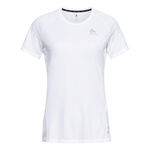 Abbigliamento Odlo Odlo Crew Neck Essential Chill-Tech Camicia Da Corsa Donna-Bianco