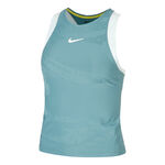 Abbigliamento Nike Nike Court Dri-Fit Slam Canottiera Donna-Color Petrolio,Blu Chiaro