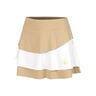Wild Flounce Gonna Donna-Beige,Bianco