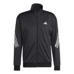 Abbigliamento adidas adidas 3-Stripes Knit Giacca Da Allenamento Uomini-Nero,Bianco