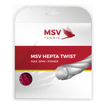 MSV MSV Hepta-Twist Set Di Corde 12m-Rosso
