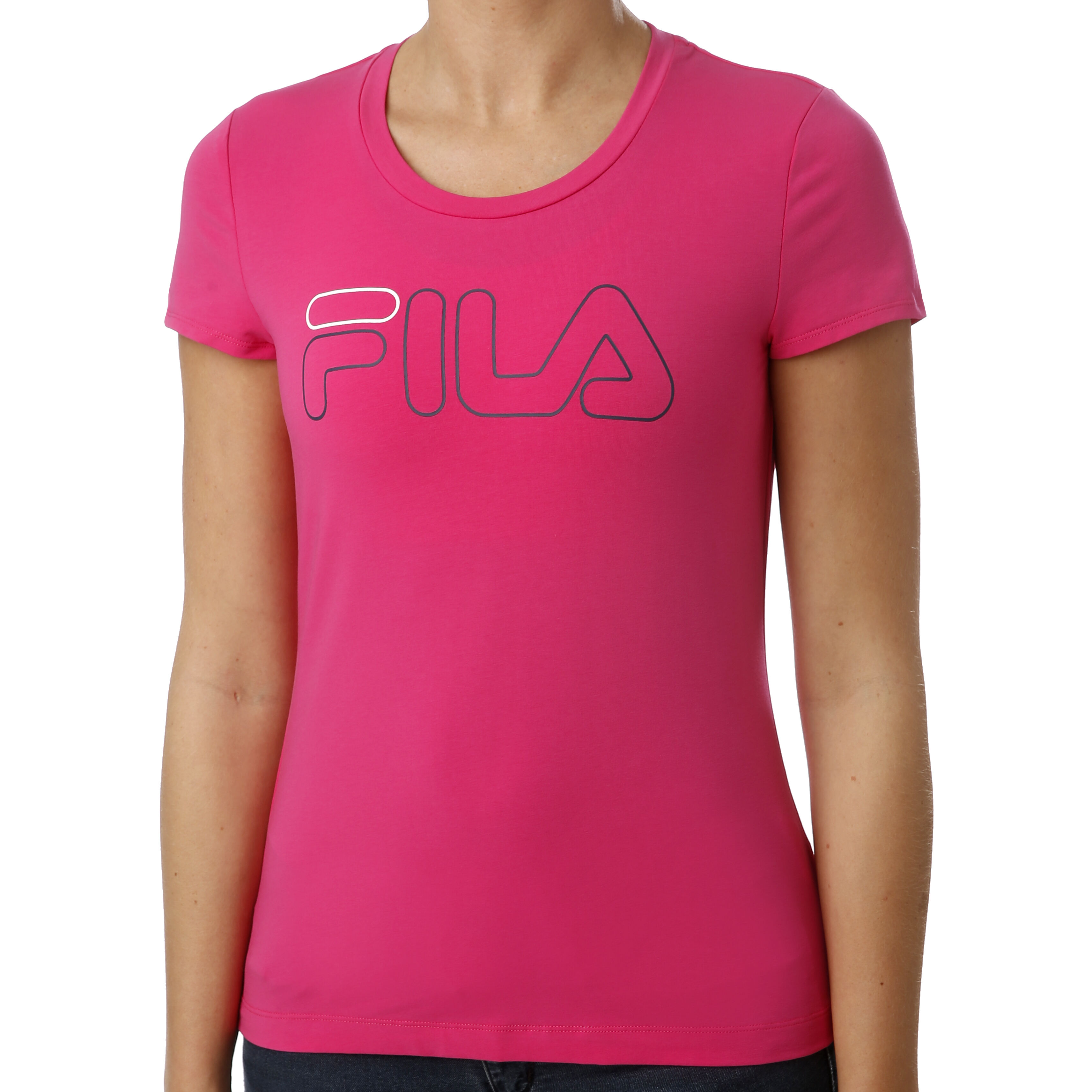 Buy Fila Reni Maglietta Donna Rosa Blu Scuro online Tennis Point IT
