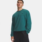 Abbigliamento Under Armour Under Armour Rival Crew Manica lunga Uomini-verde, nero