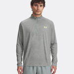 Abbigliamento Under Armour Under Armour Tech Textured Half-Zip Manica Lunga Uomini-Salvia