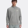 Tech Textured Half-Zip Manica Lunga Uomini-Salvia