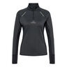 Mesa Half-Zip Top Da Corsa Donna-Nero