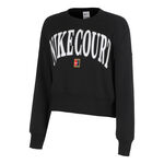 Abbigliamento Nike W Nkct Phnx Flc Oos Crew Hrtge